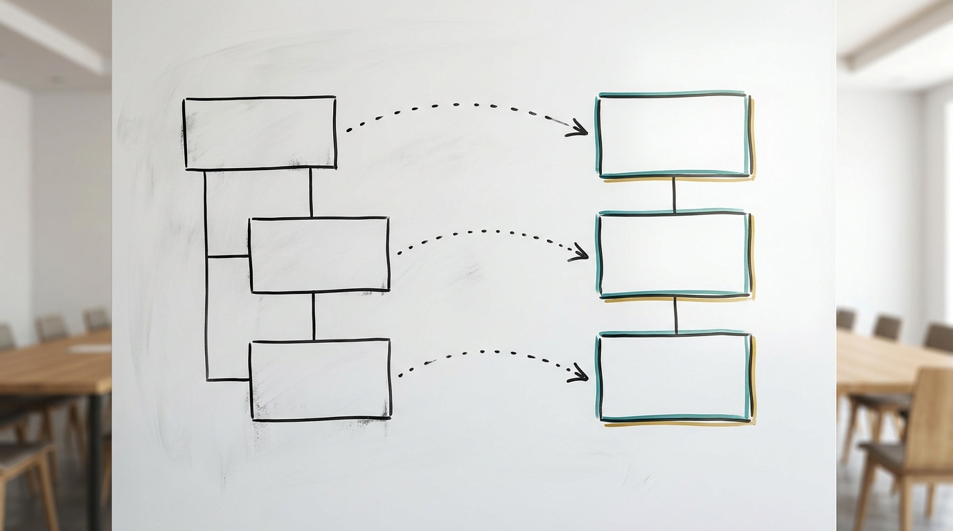 image from Laws & Disorder #1 โ Conway's Law: Your Org Chart Is Your Real Architecture (and AI Is Redrawing Both)